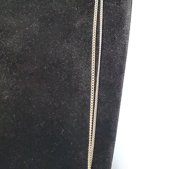 Silver Tone Double Chain 22" Minimalist - Picture 2 of 4